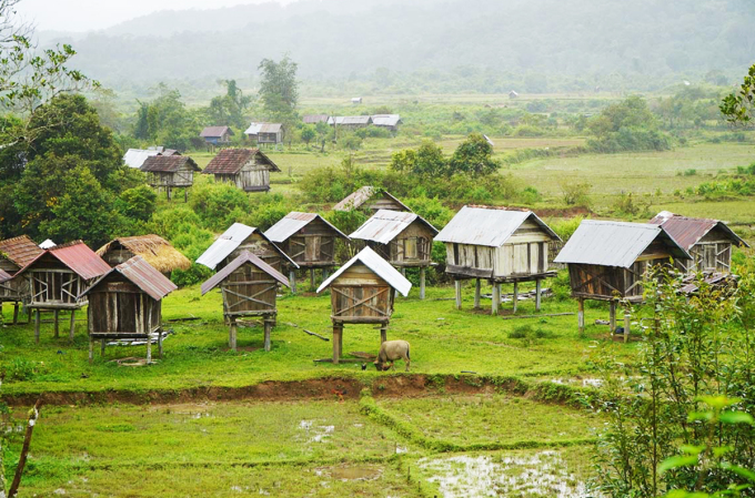 Kho thóc của đồng bào Tây Nguyên