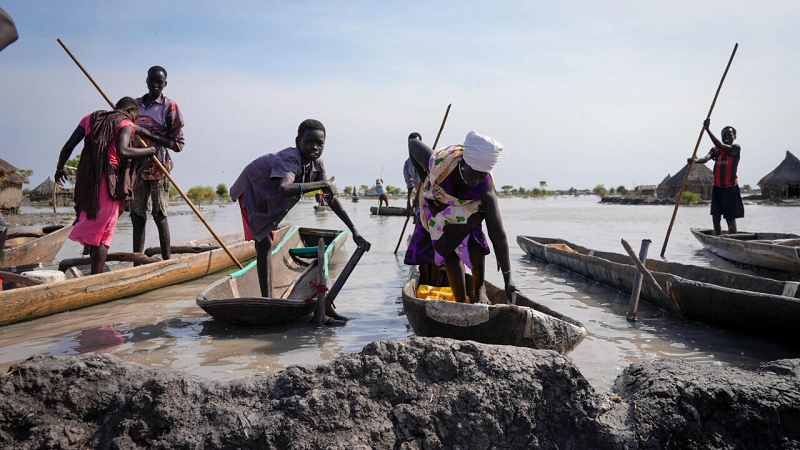 Gần một triệu người bị ảnh hưởng bởi lũ lụt ở Nam Sudan