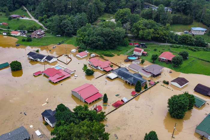 Tổng thống Mỹ ban bố tình trạng thảm họa do mưa lũ tại bang Kentucky