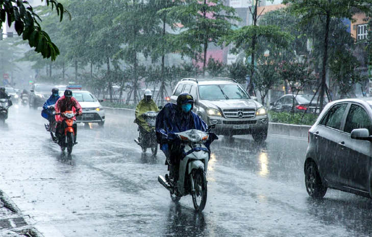 Khu vực Bắc Bộ, Bắc Trung Bộ có mưa dông, thời tiết mát mẻ