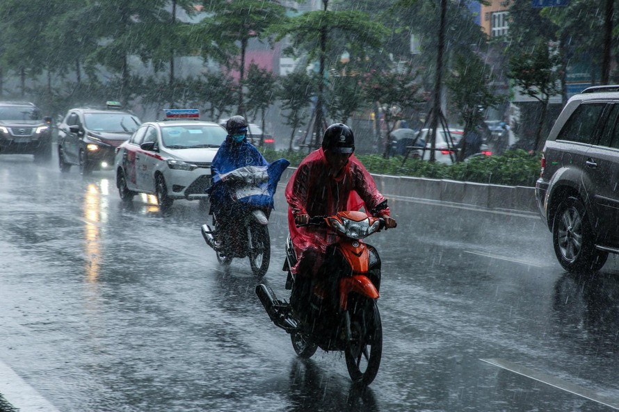 Không khí lạnh gây mưa lớn tại khu vực Bắc Bộ