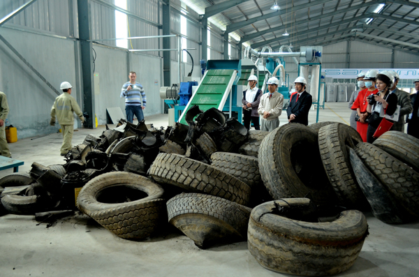 Tỷ lệ tái chế và quy cách tái chế của sản phẩm săm, lốp ô tô