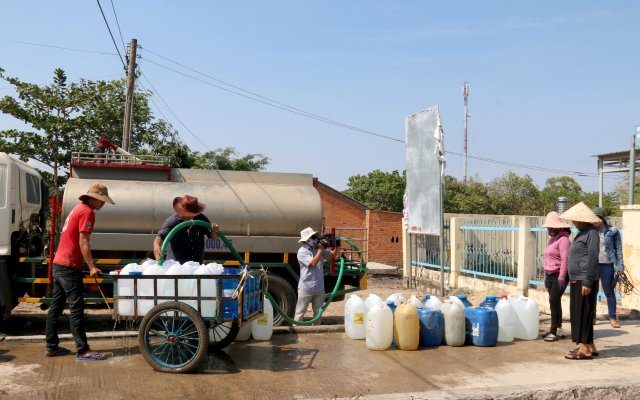 Nhiều nơi ở Bình Thuận thiếu nước sinh hoạt