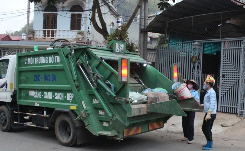 Sơn La tăng cường kiểm tra việc thu gom, xử lý chất thải rắn sinh hoạt