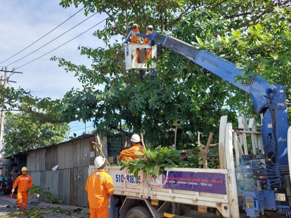 Đảm bảo an toàn lưới điện trong mùa mưa bão