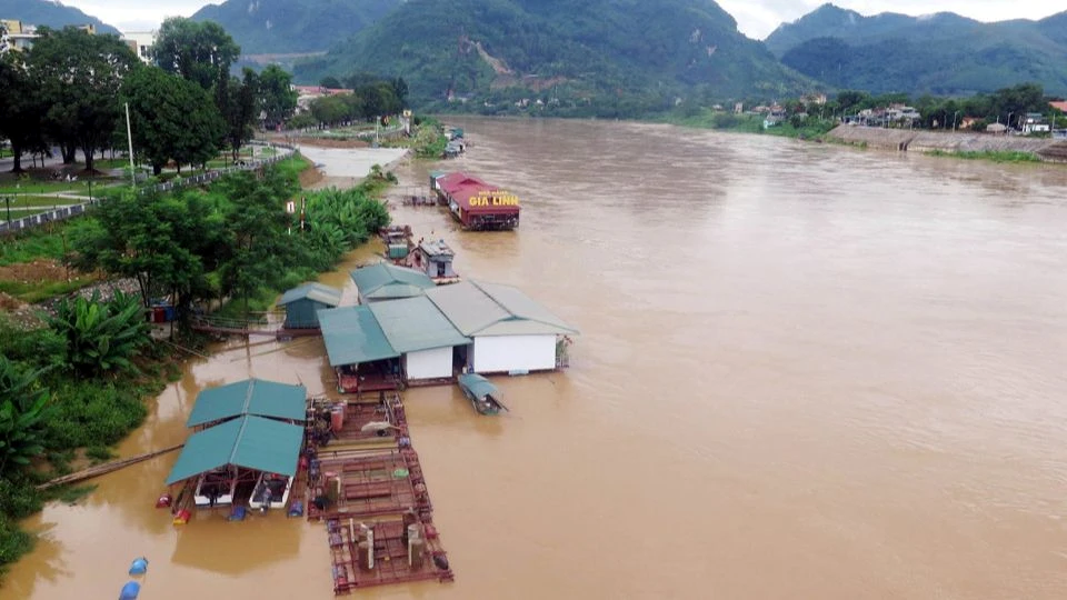 Phú Thọ: Phát lệnh báo động số III trên sông Lô