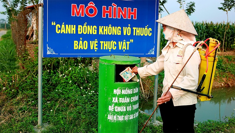 Ngăn ngừa ô nhiễm từ rác thải thuốc bảo vệ thực vật