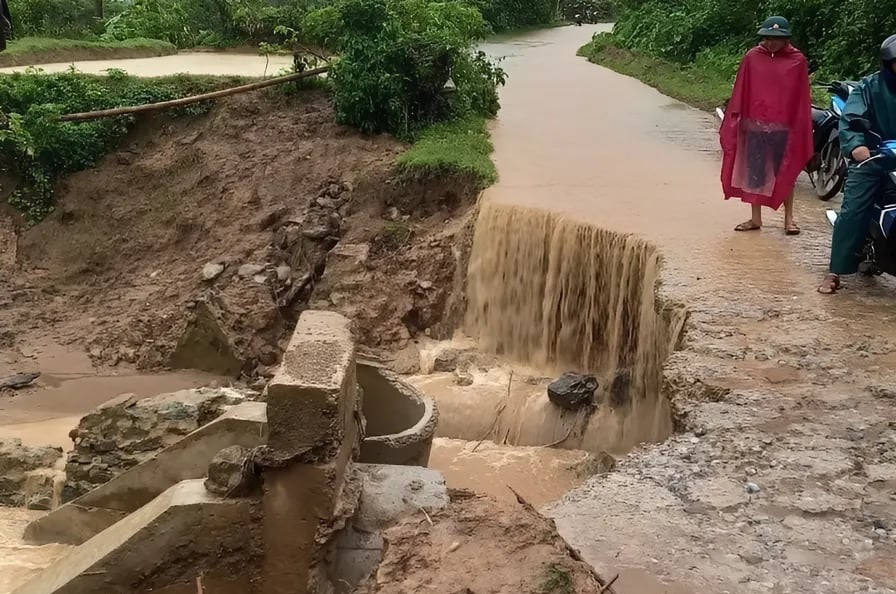 Điện Biên Đông (Điện Biên): Mưa lũ gây thiệt hại nặng nề