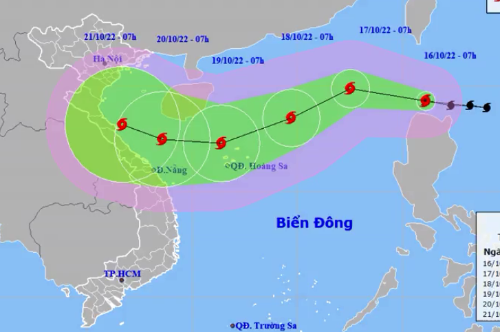 Biển Đông lại tiếp tục có bão mạnh