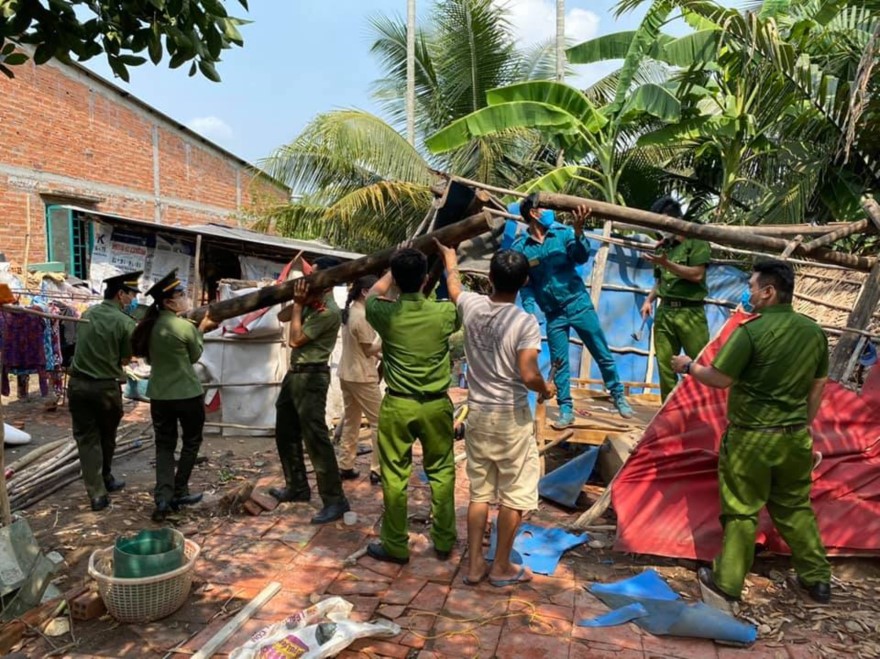 Lực lượng Công an chủ động triển khai các phương án ứng phó thiên tai