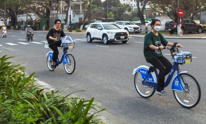 Đà Nẵng: Mô hình xe đạp công cộng bước đầu có hiệu quả
