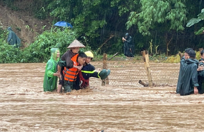 Sơn La ngập chìm trong nước