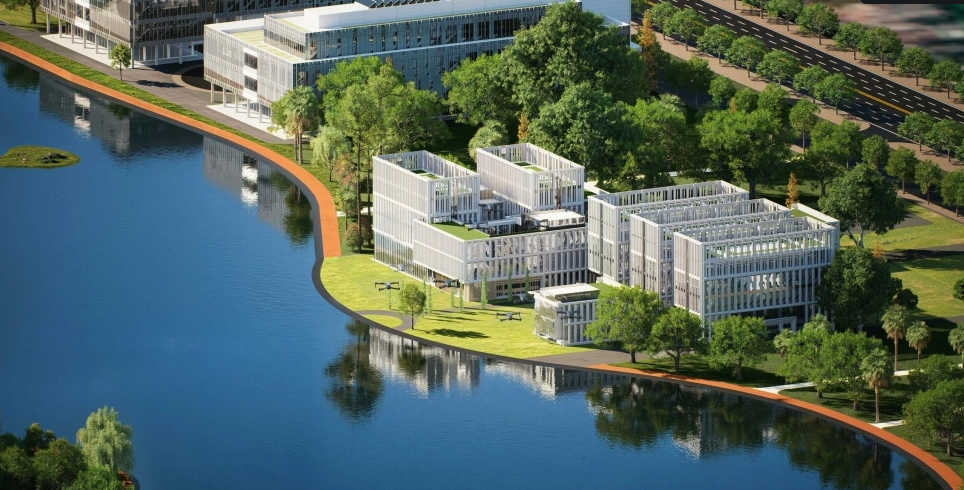 Khởi công Dự án Khu Công viên Công nghệ số và Hỗn hợp chào mừng Đại hội  Đảng XIV