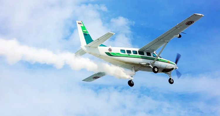 Thái Lan gieo mây, gây mưa nhân tạo giảm bụi mịn