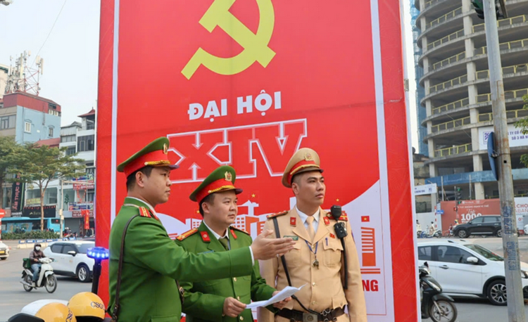 Kế hoạch phân luồng giao thông phục vụ Chương trình nghệ thuật mừng thành công Đại hội Đảng