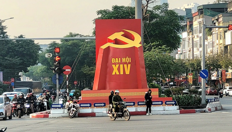 Hà Nội: Tổ chức phân luồng giao thông phục vụ Đại hội XIV của Đảng