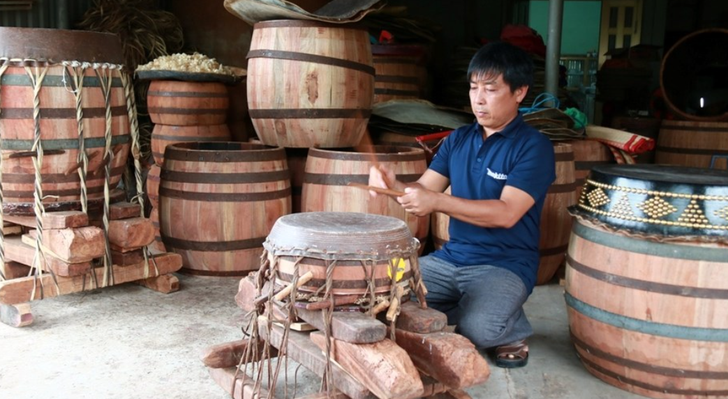  Tây Ninh: Giữ gìn nghề làm trống truyền thống ở làng Bình An