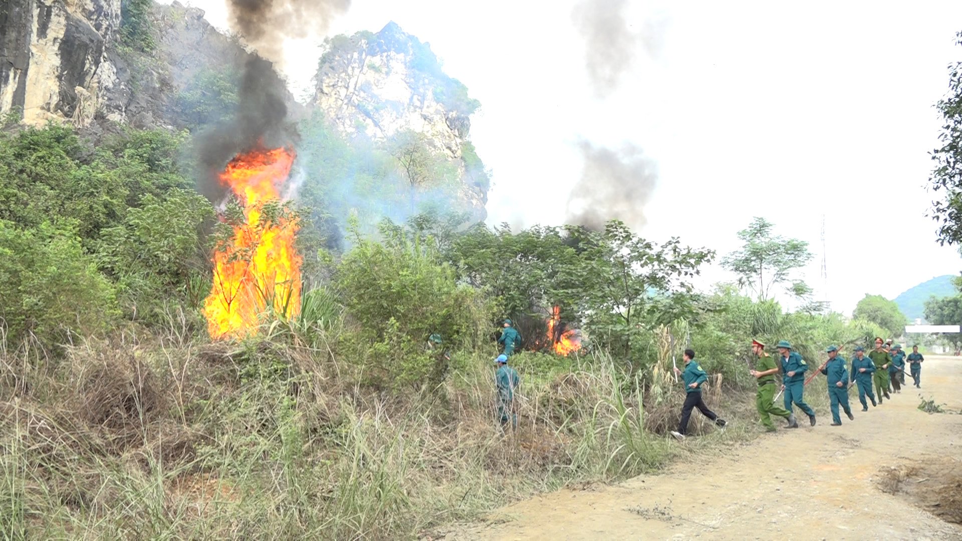 Lai Châu nâng cao năng lực chỉ huy phòng cháy, chữa cháy rừng