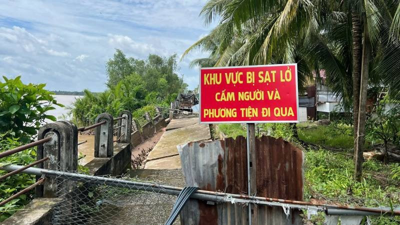  Khẩn trương khắc phục sạt lở, sụt lún tại Đồng bằng sông Cửu Long