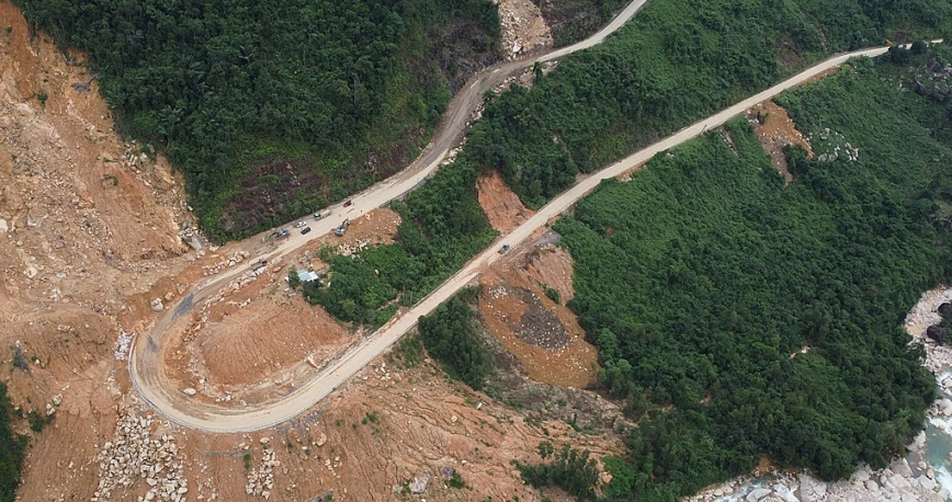 Thông xe đèo Khánh Lê nối Nha Trang- Đà Lạt sau hơn tháng bị sạt lở