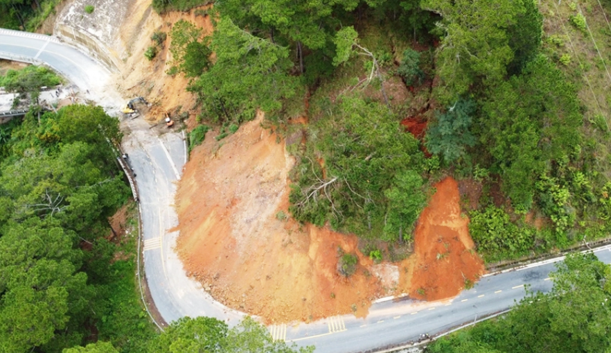 Lâm Đồng: Đầu tư hơn 9 tỷ đồng xây dựng công trình khẩn cấp chống sạt lở trên 2 Quốc lộ