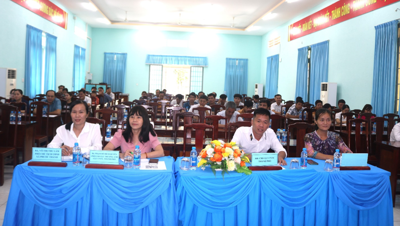 Phước Thành triển khai hội nghị tuyên truyền các quy định pháp luật về nông nghiệp và môi trường