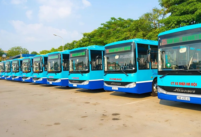 Hà Nội phấn đấu 100% buýt sử dụng năng lượng xanh vào năm 2030