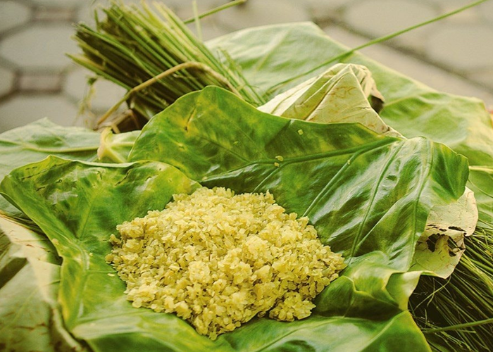 Cốm làng Vòng - một trong những nét đặc trưng của thu Hà Nội