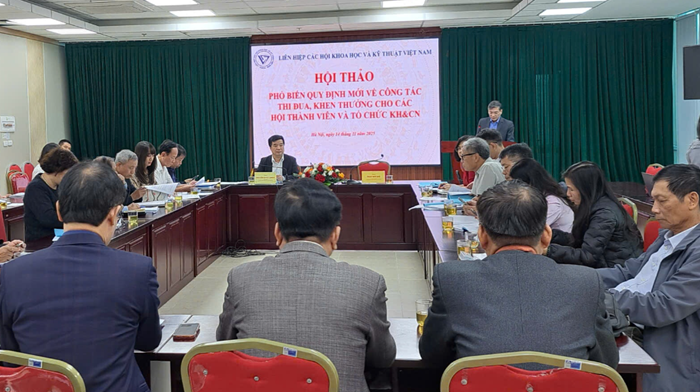VUSTA: Phổ biến quy định mới về thi đua, khen thưởng đối với hội ngành toàn quốc và tổ chức KHCN