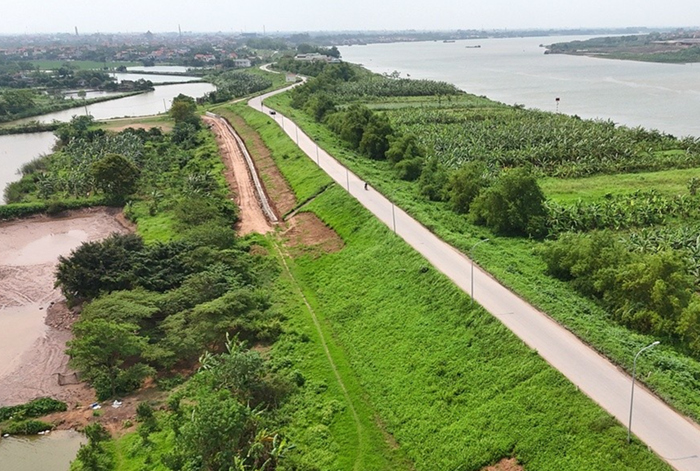 Hà Nội đề nghị khi nghiên cứu đầu tư, các tuyến đê phải có mặt cắt tối thiểu 2 làn xe
