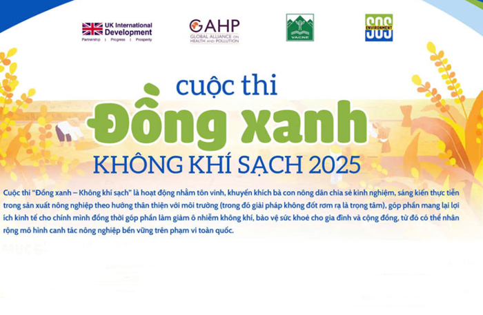 Phát động cuộc thi “Đồng xanh – Không khí sạch”