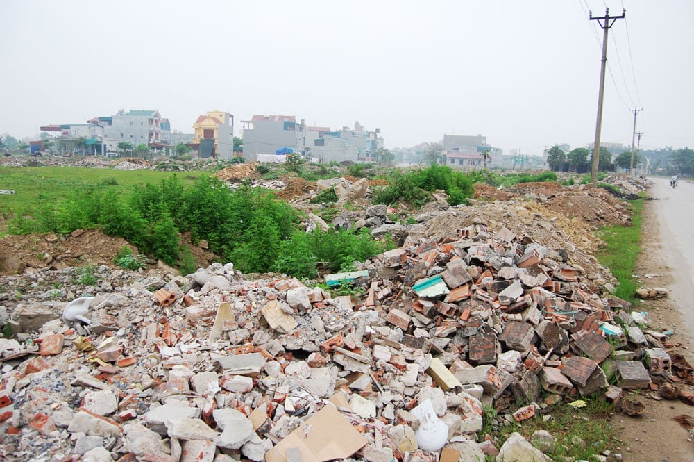 Rà soát, quy hoạch các điểm đổ chất thải xây dựng