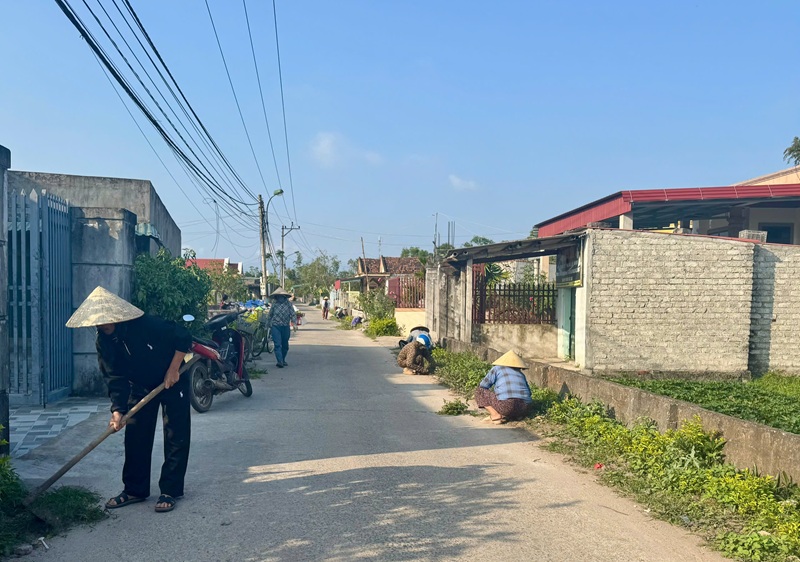 Xã Quảng Trạch: Đảm bảo môi trường xanh-sạch-đẹp chào mừng Đại hội XIV của Đảng