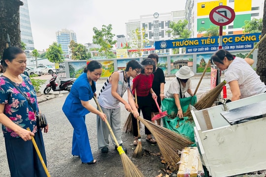 Hà Nội triển khai nhiều hoạt động vệ sinh môi trường dịp Quốc khánh 2/9