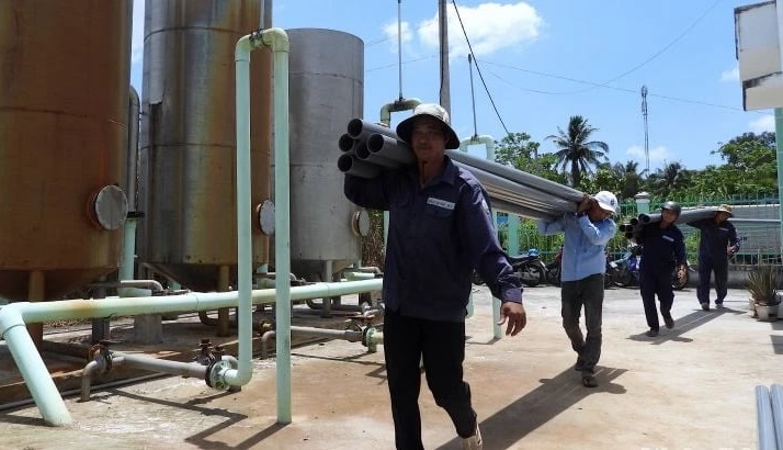 Cà Mau: Nâng cấp, mở rộng hệ thống cấp nước tại xã Biển Bạch