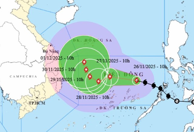 Thời tiết ngày 27/11: Bắc Bộ trời rét, trên biển bão mạnh cấp 12 giật cấp 15