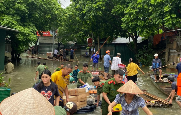 Công an các địa phương chủ động phương án ứng phó thiên tai