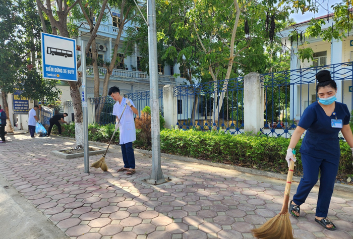Bảo đảm môi trường xanh, sạch, đẹp phòng chống dịch bệnh