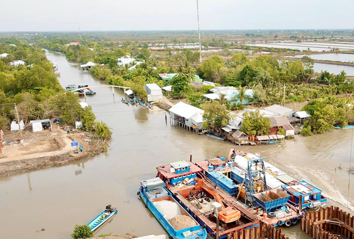 Xâm nhập mặn vùng ĐBSCL: Hệ thống công trình thủy lợi phát huy hiệu quả