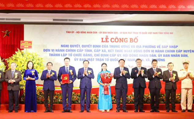 Tỉnh Đồng Nai mới chính thức thành lập